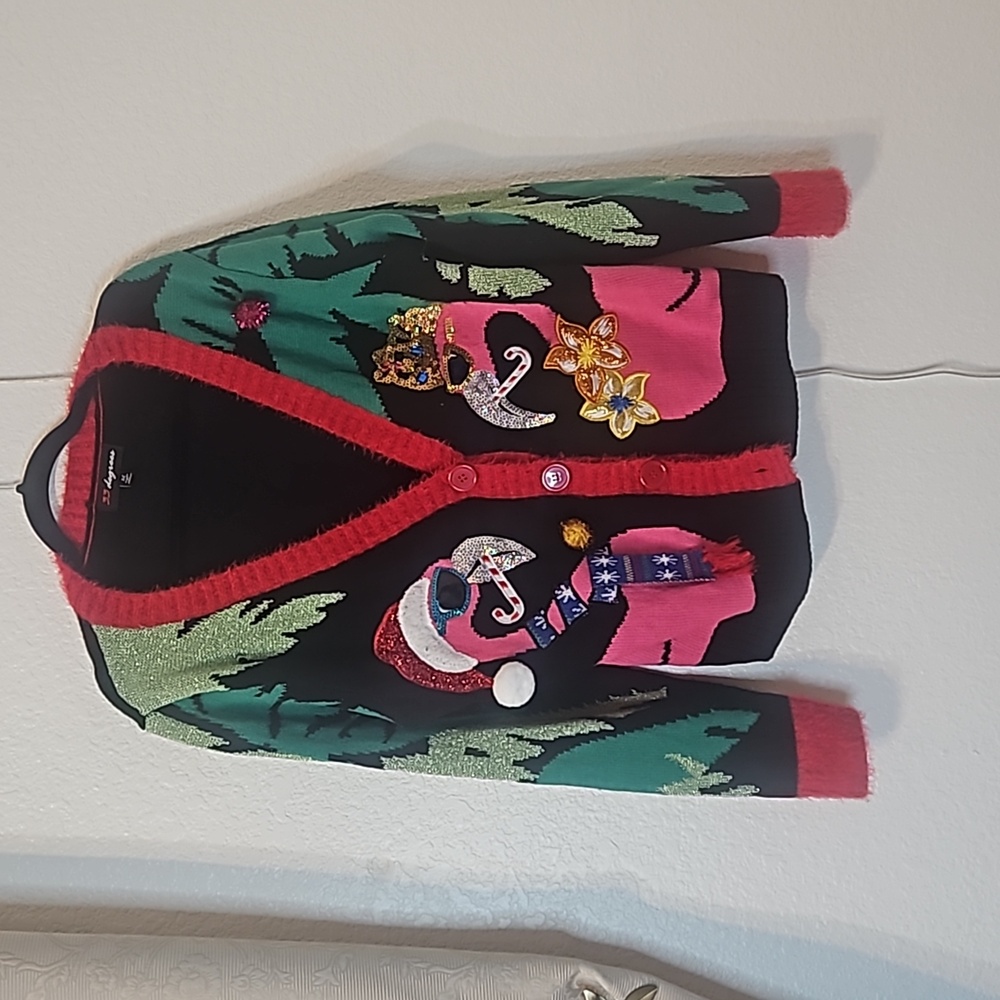 Flamingo Christmas Sweater